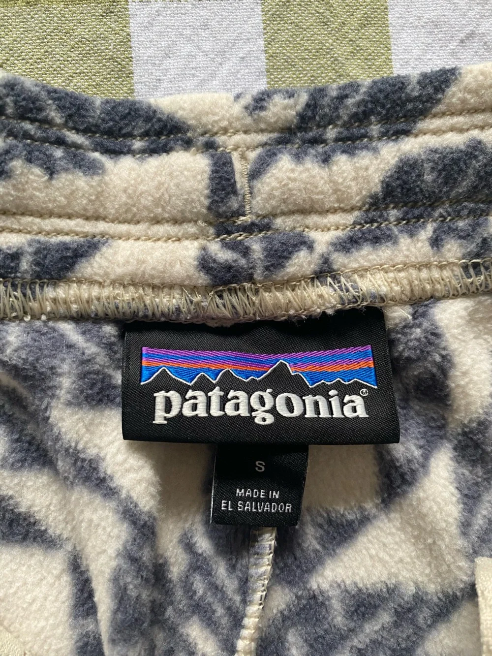 Patagonia Micro D Fleece Joggers Synched Flight Print Small